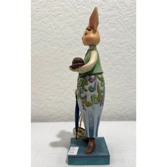 Jim Shore Designs 2008 Bunny Bright Gentleman Bunny Figurine No. 4012456 w Box - Picture 2 of 8
